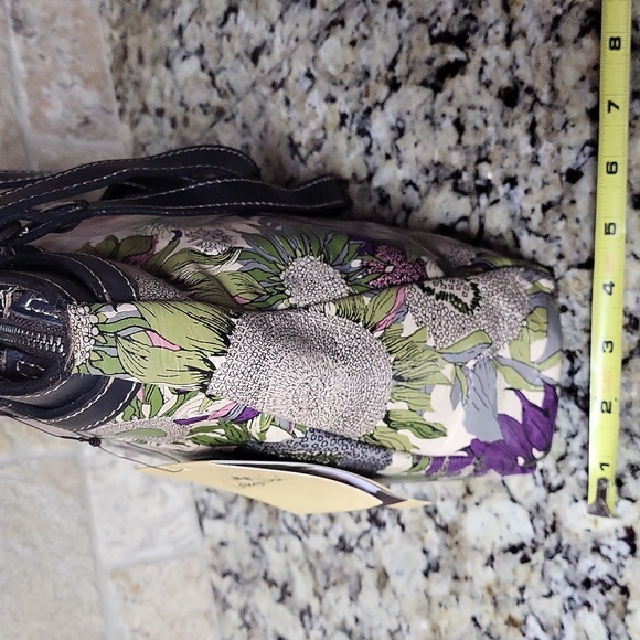 Patricia Nash Purple Sunflower Poppy Tote - Picture 5 of 13